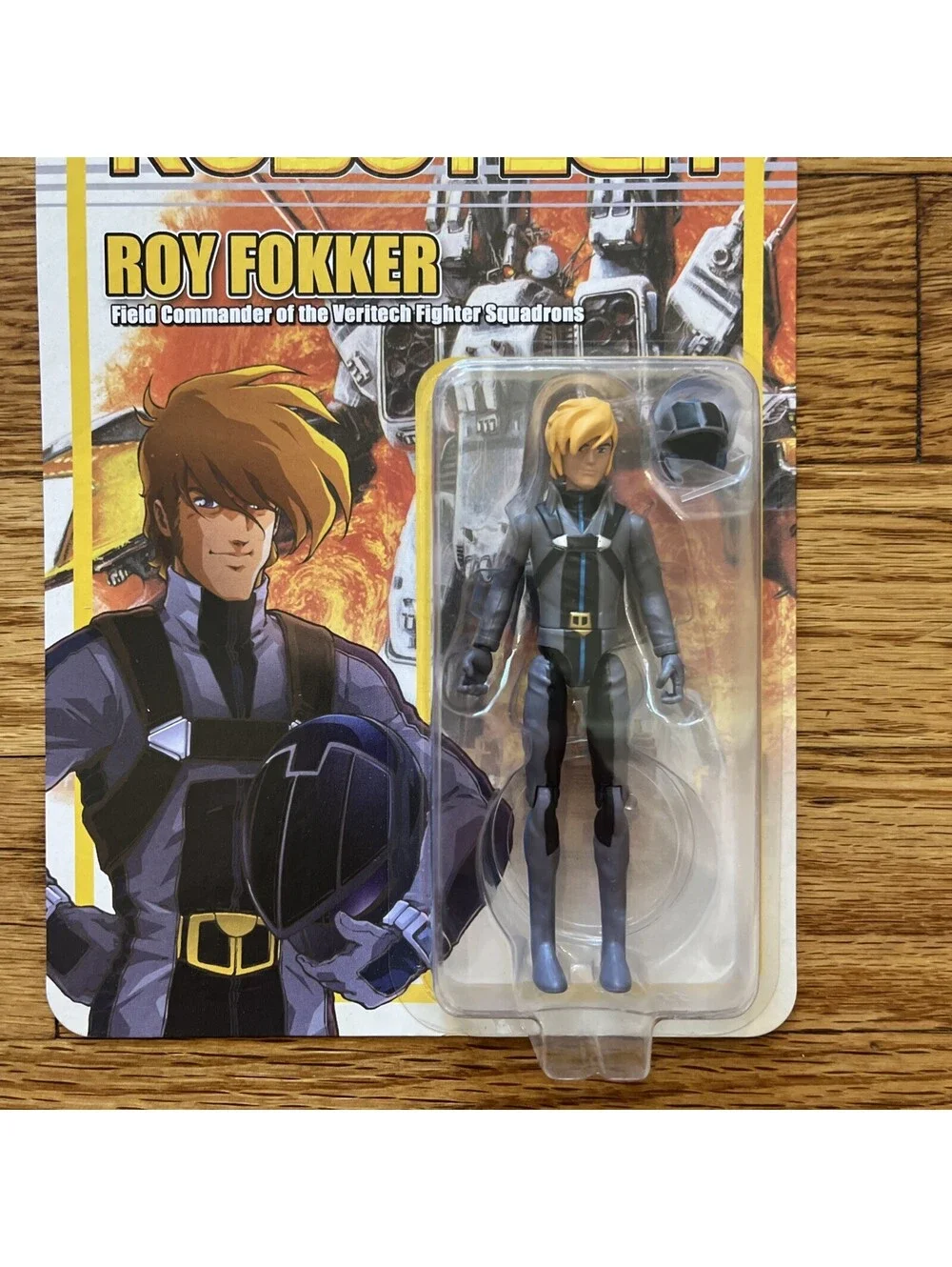 Robotech Macross Field Commander Roy Fokker Figure Toynami Harmony Gold Series 1